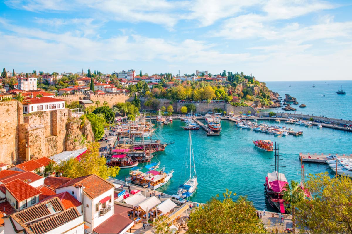View-Of-Antalya-Old-Town-Kaleici-Antalya-Turkey
